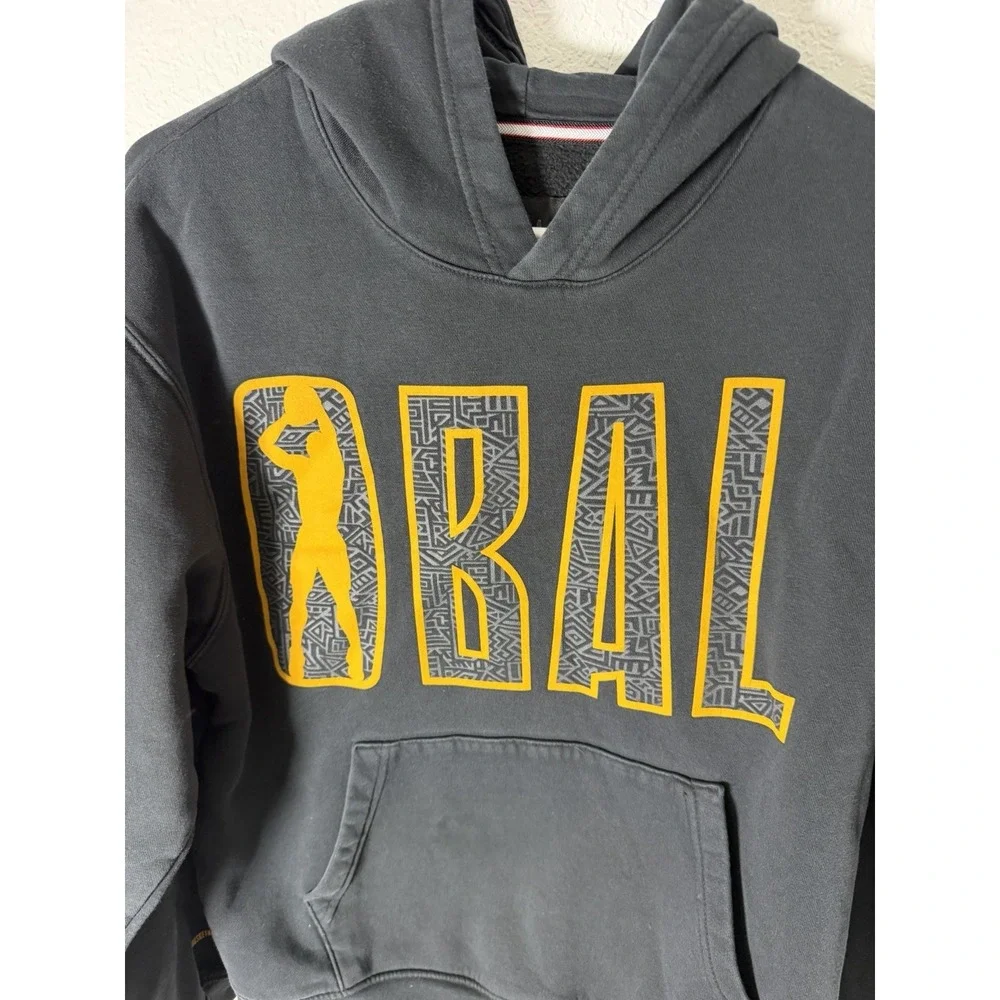 Basketball Africa League Sweatshirt Mens Small Black Nike Jordan Hoodie Pullover